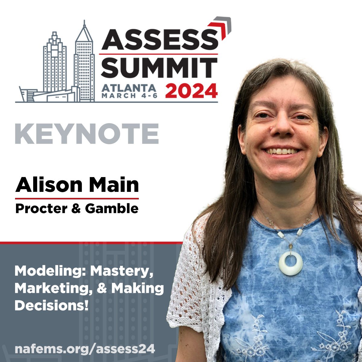 ASSESS Summit 2024 Keynote - Alison Main from Procter & Gamble