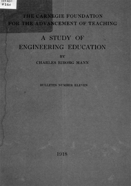 It seems no sooner had the formal teaching of engineering been established that a critique was hot on its heels