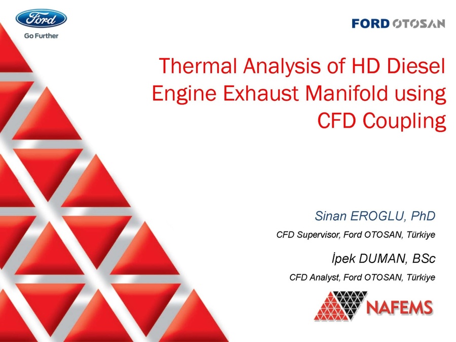 NAFEMS - Thermal Analysis of HD Diesel Engine Exhaust Manifold using ...