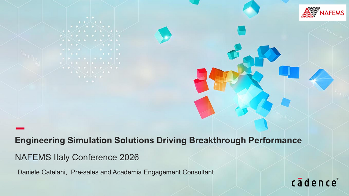 NAFEMS - Engineering Simulation Solutions Driving Breakthrough Performance