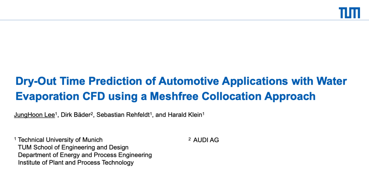 NAFEMS - Dry-Out Time Prediction of Automotive Applications with Water ...