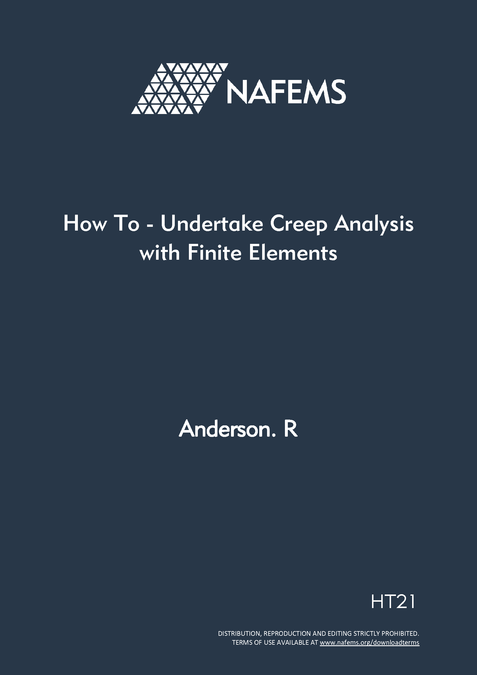 How To Undertake Creep Analysis with Finite Elements