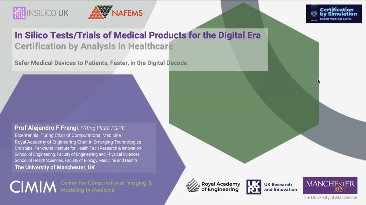 NAFEMS - Certification by Analysis in Healthcare – In Silico Tests 