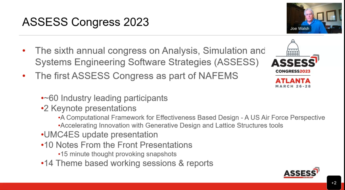 NAFEMS A Report from the ASSESS Congress 2023