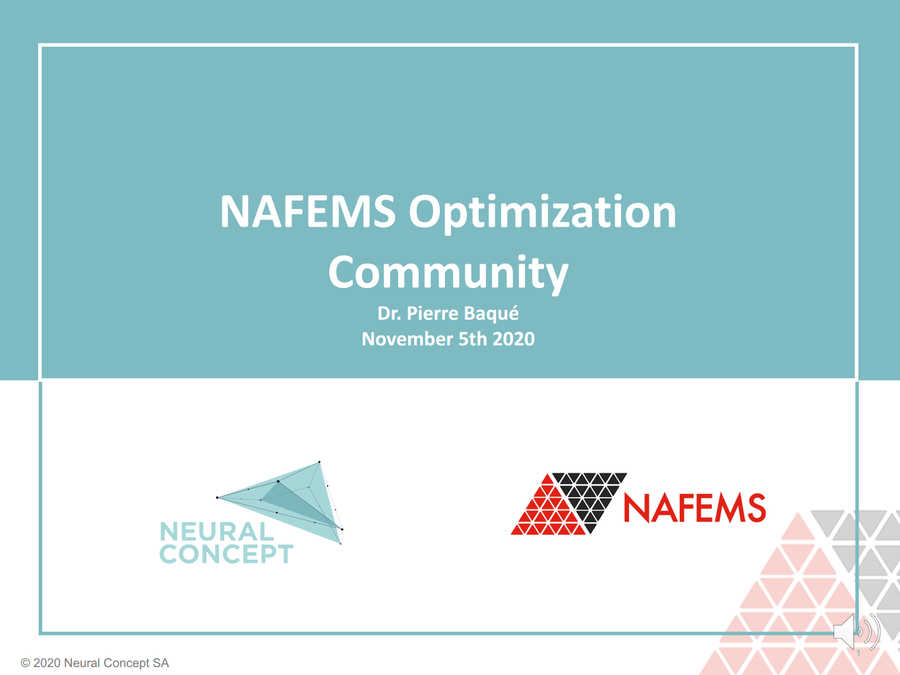 NAFEMS - Deep-Learning for Engineering Optimization - The applications ...