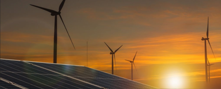 Wind Turbines -  Solar Panels