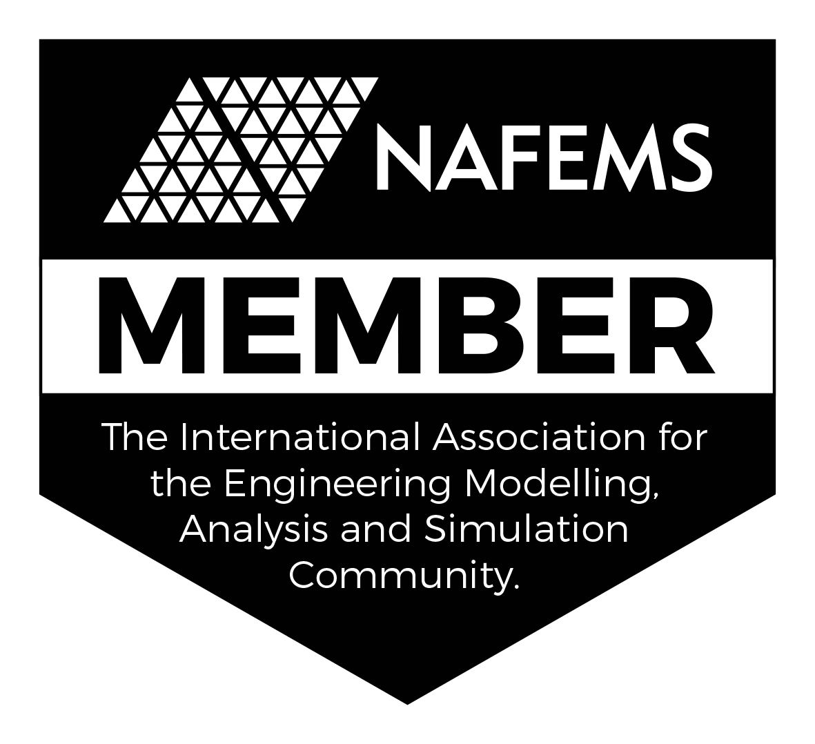 Monochrome NAFEMS Member logo