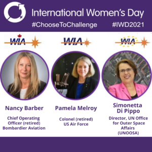 Global Virtual Women In Aerospace celebration of the International Women’s Day 2021