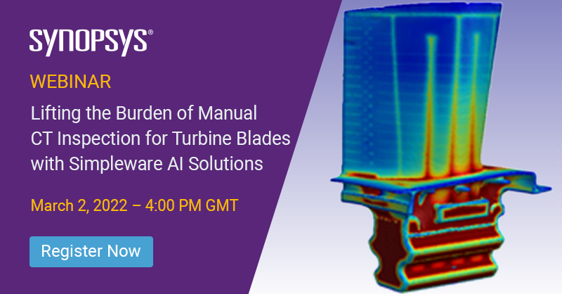 Turbine blade inspection webinar from Synopsys