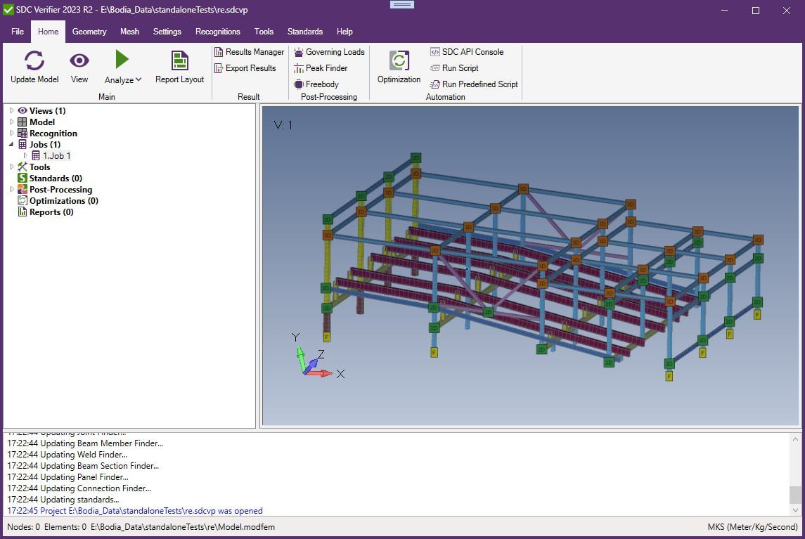 SDC Verifier all-in-one FEA software solution for simulation, analysis, and code verification
